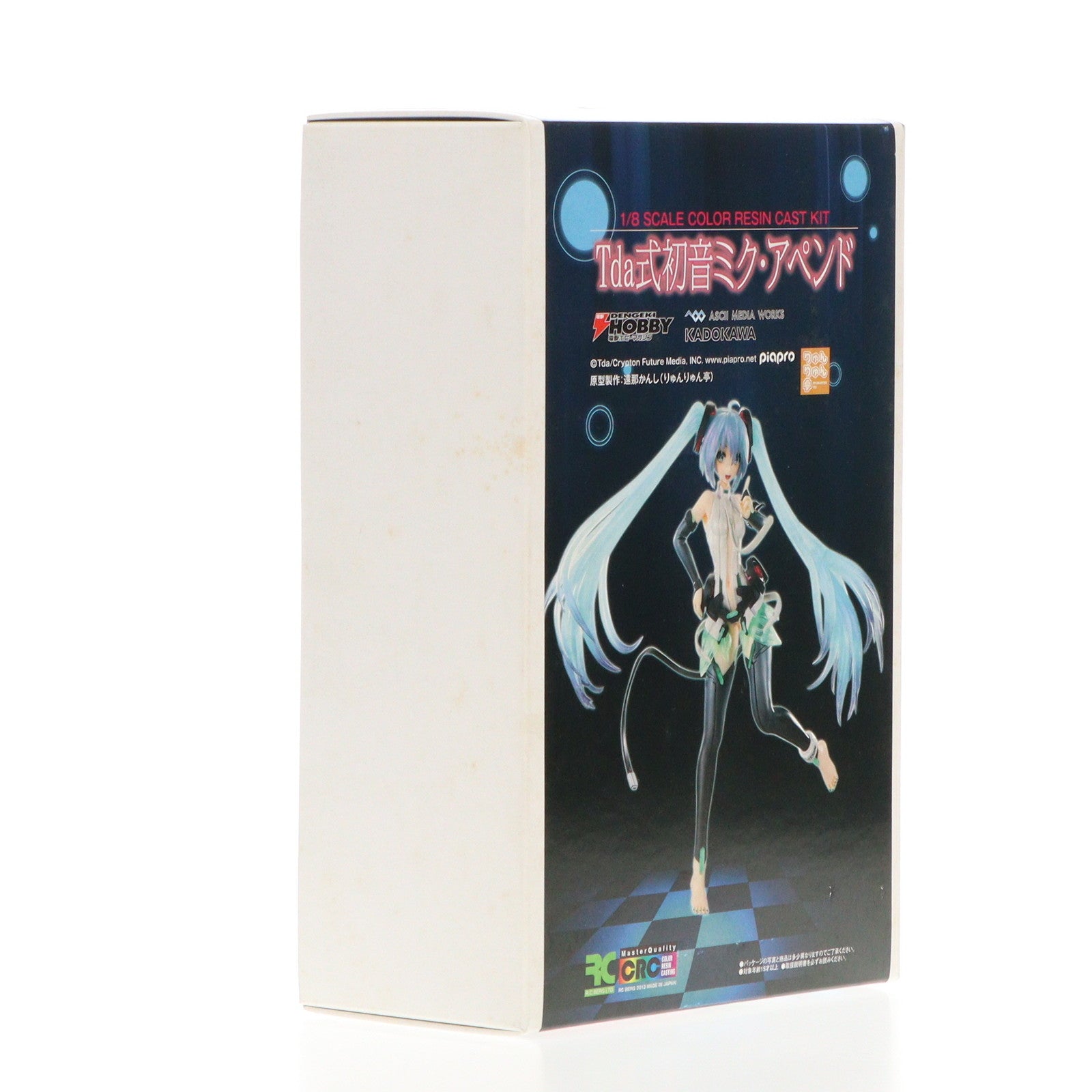 【中古即納】[FIG] 電撃屋限定 Tda式 初音ミク・アペンド キャラクターボーカルシリーズ01 初音ミク 1/8 カラーレジンキット フィギュア アスキー・メディアワークス(20140131)