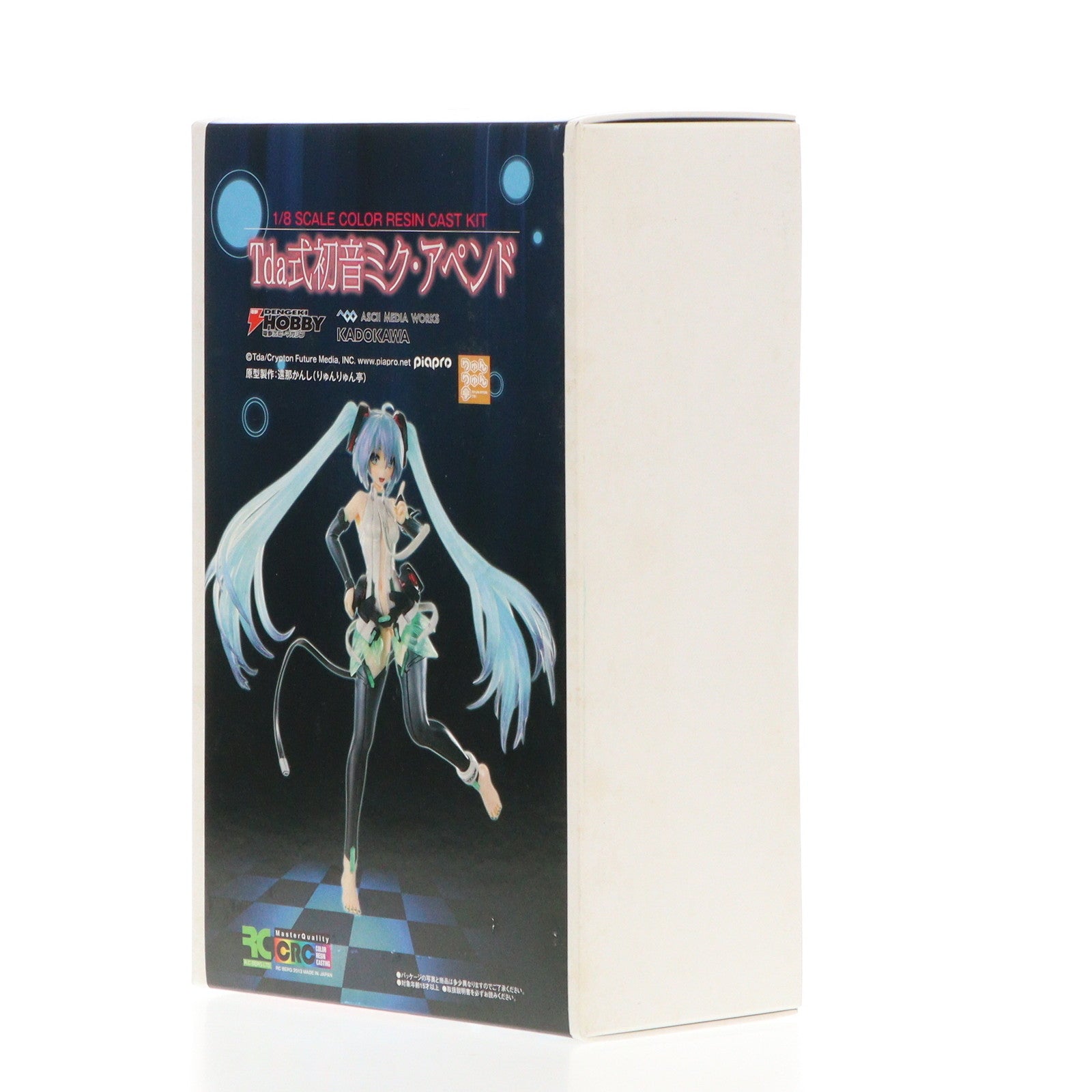 【中古即納】[FIG] 電撃屋限定 Tda式 初音ミク・アペンド キャラクターボーカルシリーズ01 初音ミク 1/8 カラーレジンキット フィギュア アスキー・メディアワークス(20140131)