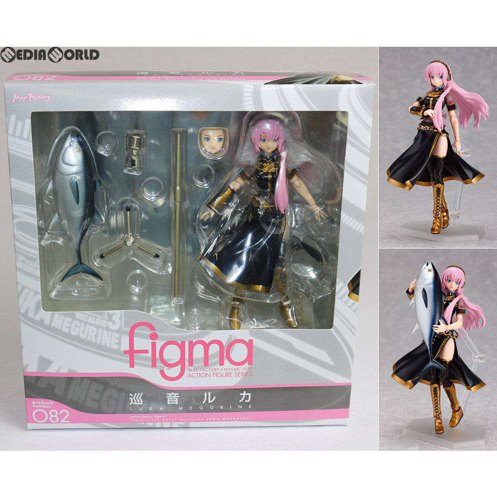 【中古即納】[FIG] figma(フィグマ) 082 巡音ルカ(めぐりねるか) キャラクター・ボーカル・シリーズ03 巡音ルカ 完成品 可動フィギュア マックスファクトリー(20101117)