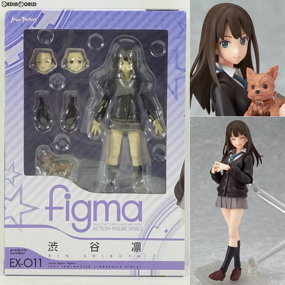 【中古即納】[FIG] figma(フィグマ) EX-011 渋谷凛(しぶやりん) アイドルマスター シンデレラガールズ 完成品 可動フィギュア ワンフェス2013冬&GOODSMILE ONLINE限定 マックスファクトリー(20130210)