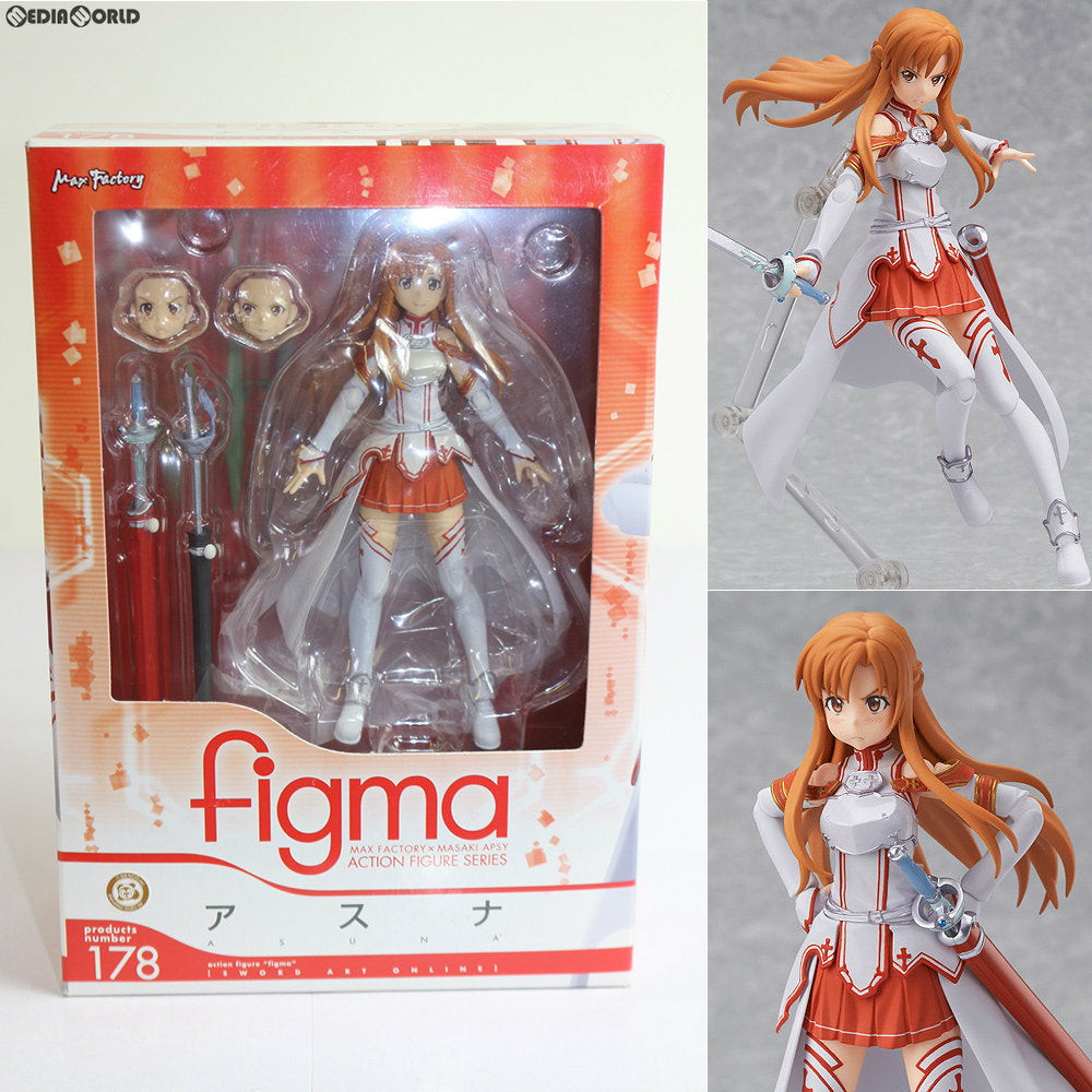 【中古即納】[FIG] (再販) figma(フィグマ) 178 アスナ ソードアート・オンライン(SAO) 完成品 可動フィギュア  マックスファクトリー(20150701)