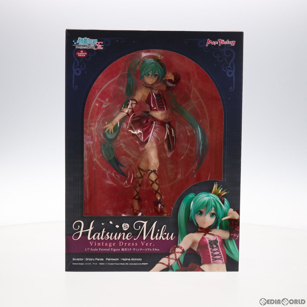 【中古即納】[FIG] 初音ミク ヴィンテージドレスVer. 初音ミク -Project DIVA- F 2nd 1/7 完成品 フィギュア マックスファクトリー(20191110)