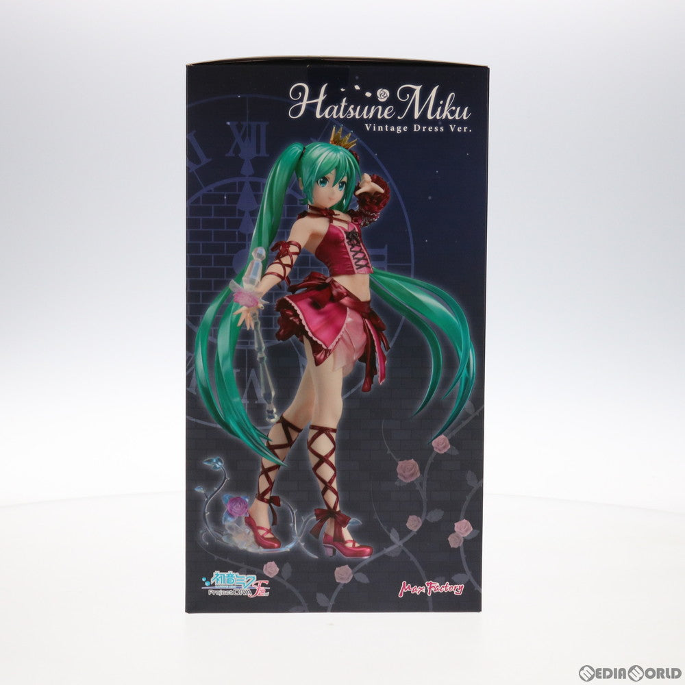 【中古即納】[FIG] 初音ミク ヴィンテージドレスVer. 初音ミク -Project DIVA- F 2nd 1/7 完成品 フィギュア マックスファクトリー(20191110)