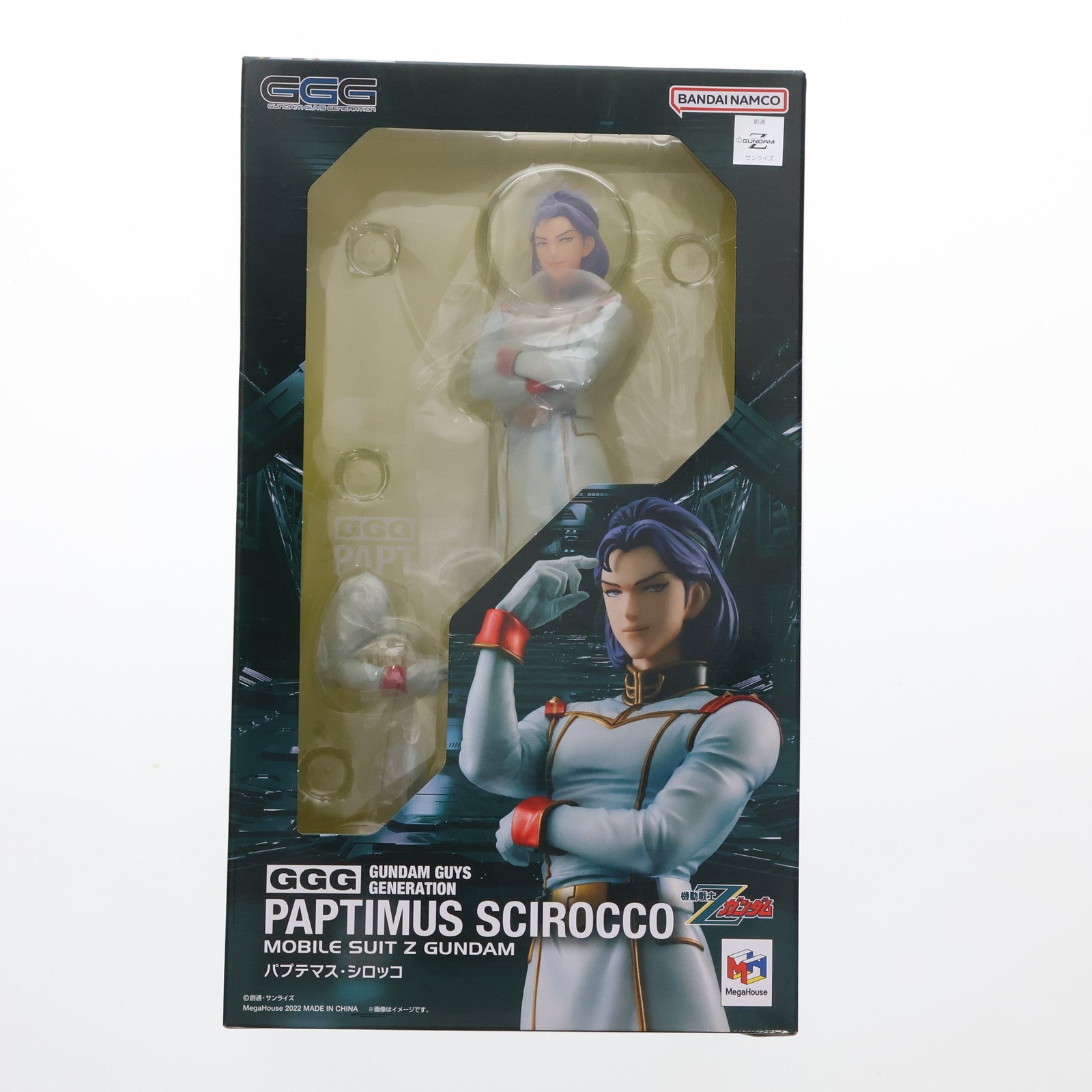 【中古即納】[FIG] GGG(ガンダムガイズジェネエーション) シリーズ パプテマス・シロッコ 機動戦士Zガンダム 1/8 完成品 フィギュア メガハウス(20221225)