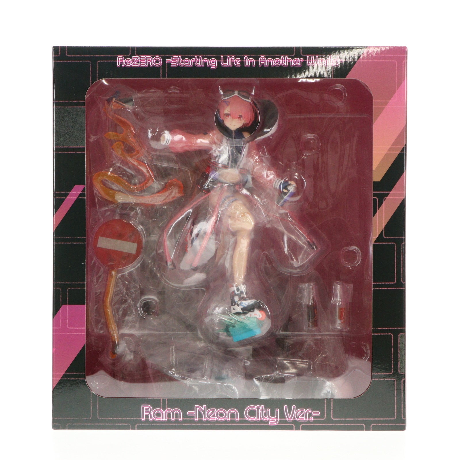 【中古即納】[FIG] eStream Store限定 SHIBUYA SCRAMBLE FIGURE ラム -Neon City Ver.- Re:ゼロから始める異世界生活 1/7 完成品 フィギュア eStream(20220630)