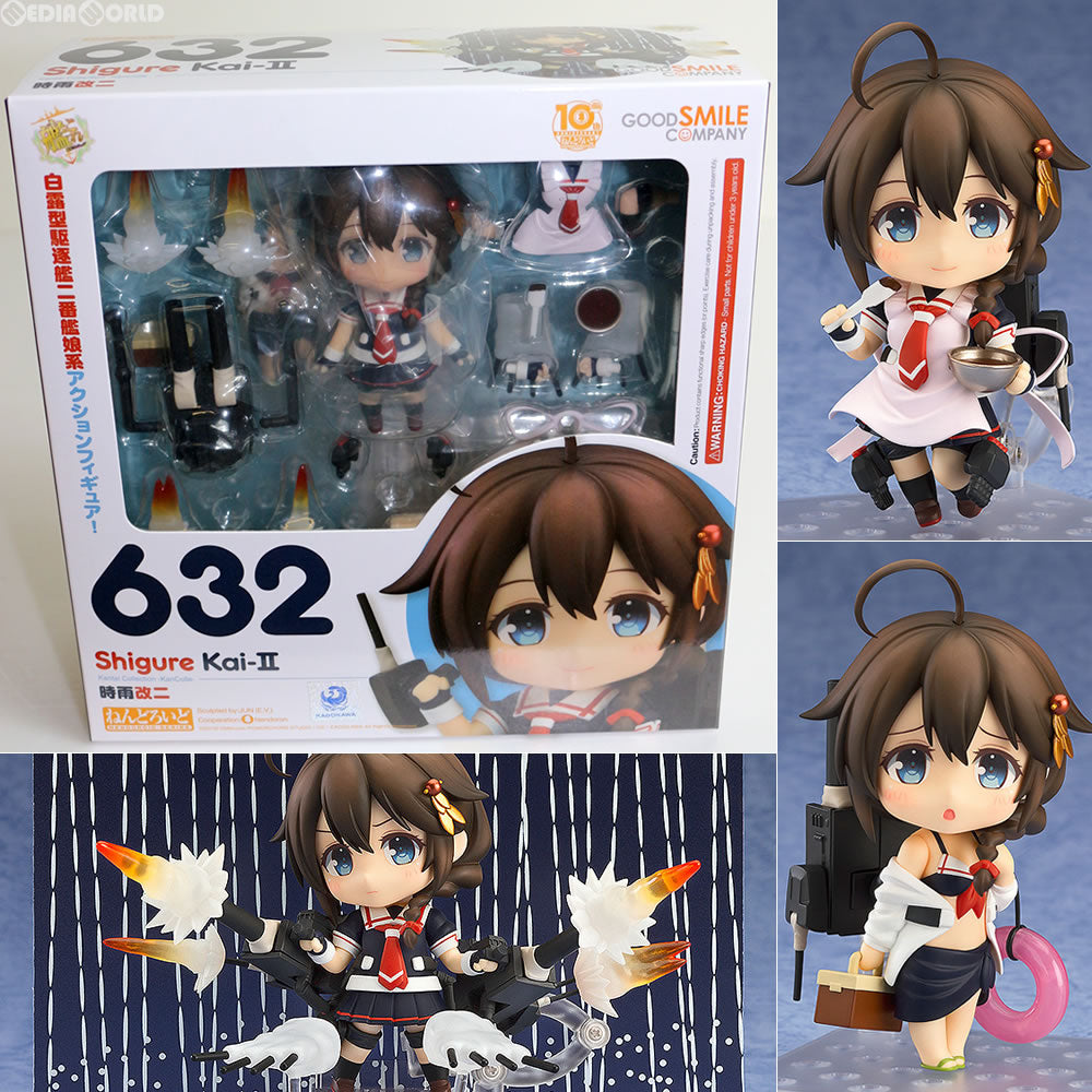 【中古即納】[FIG] ねんどろいど 632 時雨改二(しぐれかいに) 艦隊これくしょん -艦これ- 完成品 可動フィギュア グッドスマイルカンパニー(20161130)