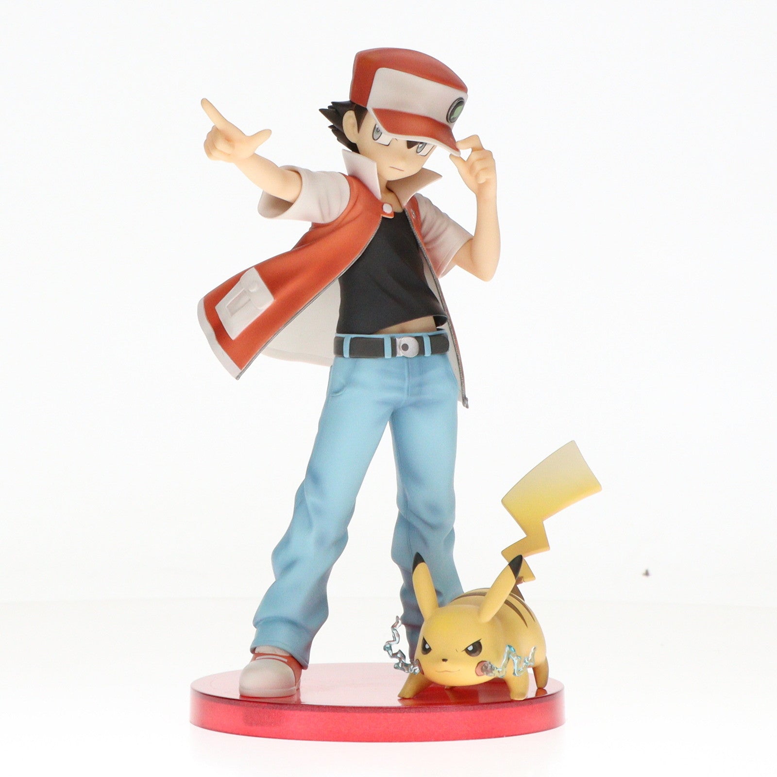 【中古即納】[FIG] ARTFX J レッド with ピカチュウ ポケットモンスター 1/8 完成品 フィギュア(PP656) コトブキヤ(20180829)