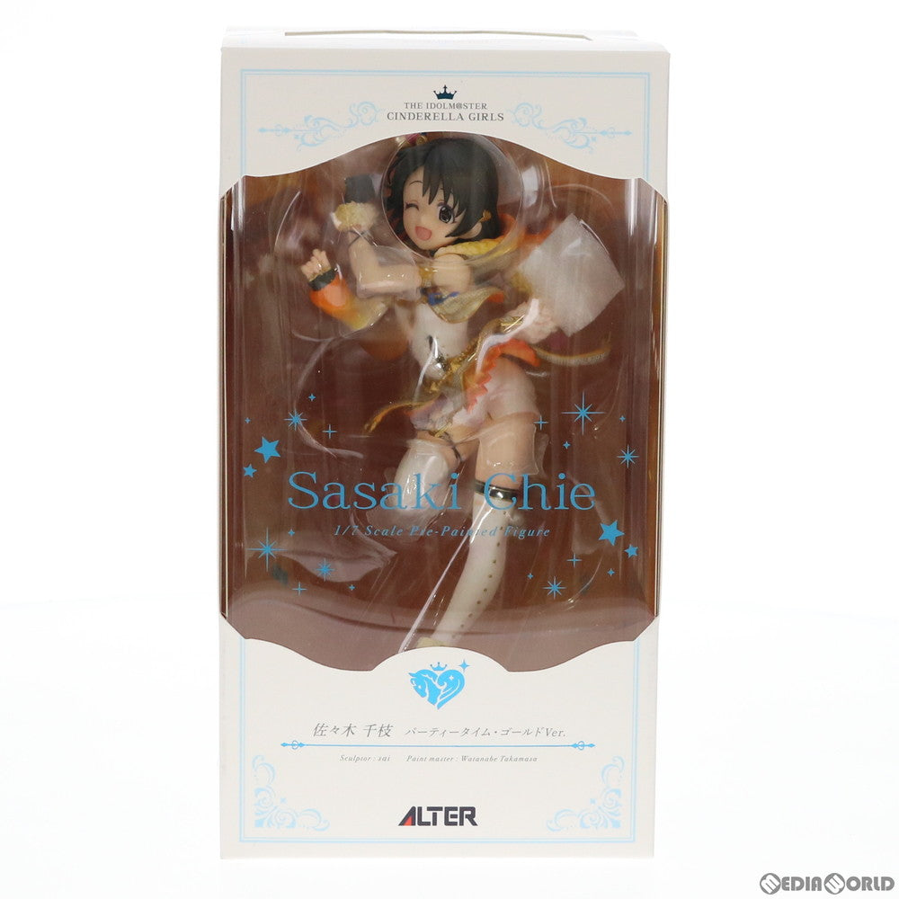 【中古即納】[FIG] 佐々木千枝(ささきちえ) パーティータイム・ゴールドVer. アイドルマスター シンデレラガールズ 1/7 完成品 フィギュア アルター(20200416)