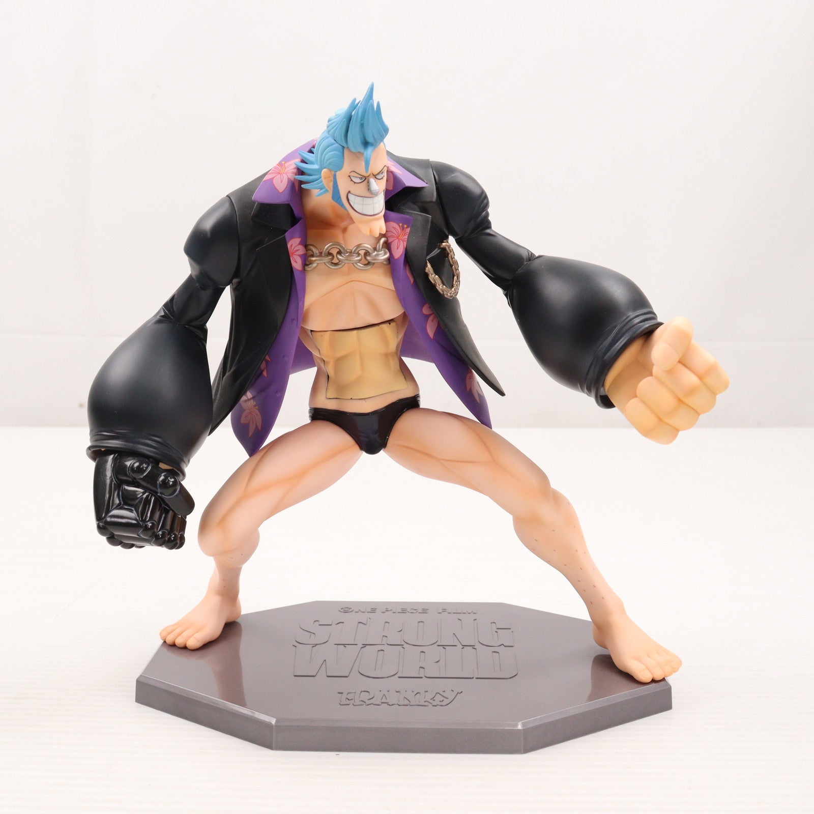 【中古即納】[FIG] Portrait.Of.Pirates P.O.P STRONG EDITION フランキー ONE PIECE(ワンピース) 1/8 完成品 フィギュア メガハウス(20100901)