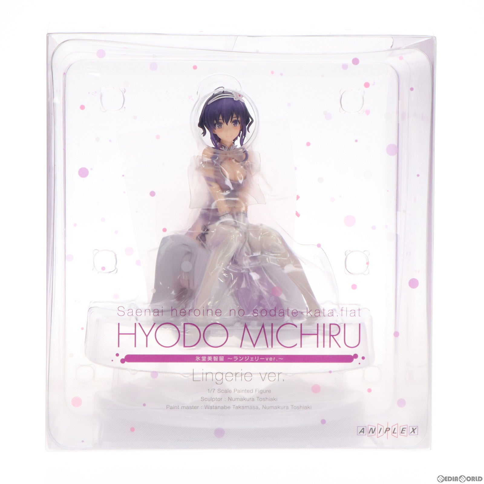 【中古即納】[FIG] ANIPLEX+限定特典付属 氷堂美智留(ひょうどうみちる) ～ランジェリーver.～ 冴えない彼女の育てかた♭ 1/7 完成品 フィギュア(MD19-1275001) アニプレックス(20220430)