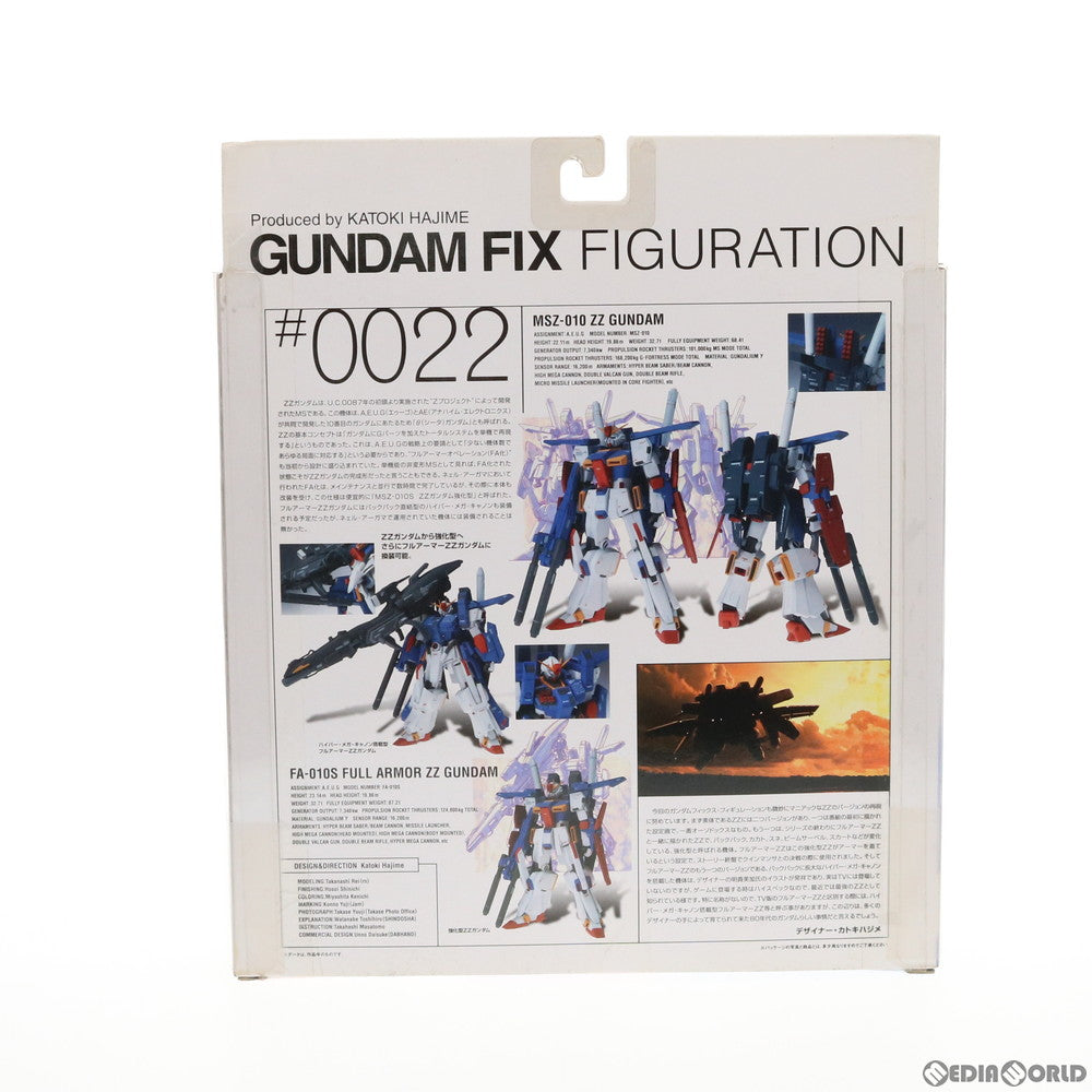 【中古即納】[FIG] GUNDAM FIX FIGURATION #0022 ZZガンダム[フルアーマーZZガンダム] 機動戦士ガンダムZZ(ダブルゼータ) 完成品 可動フィギュア バンダイ(20041031)