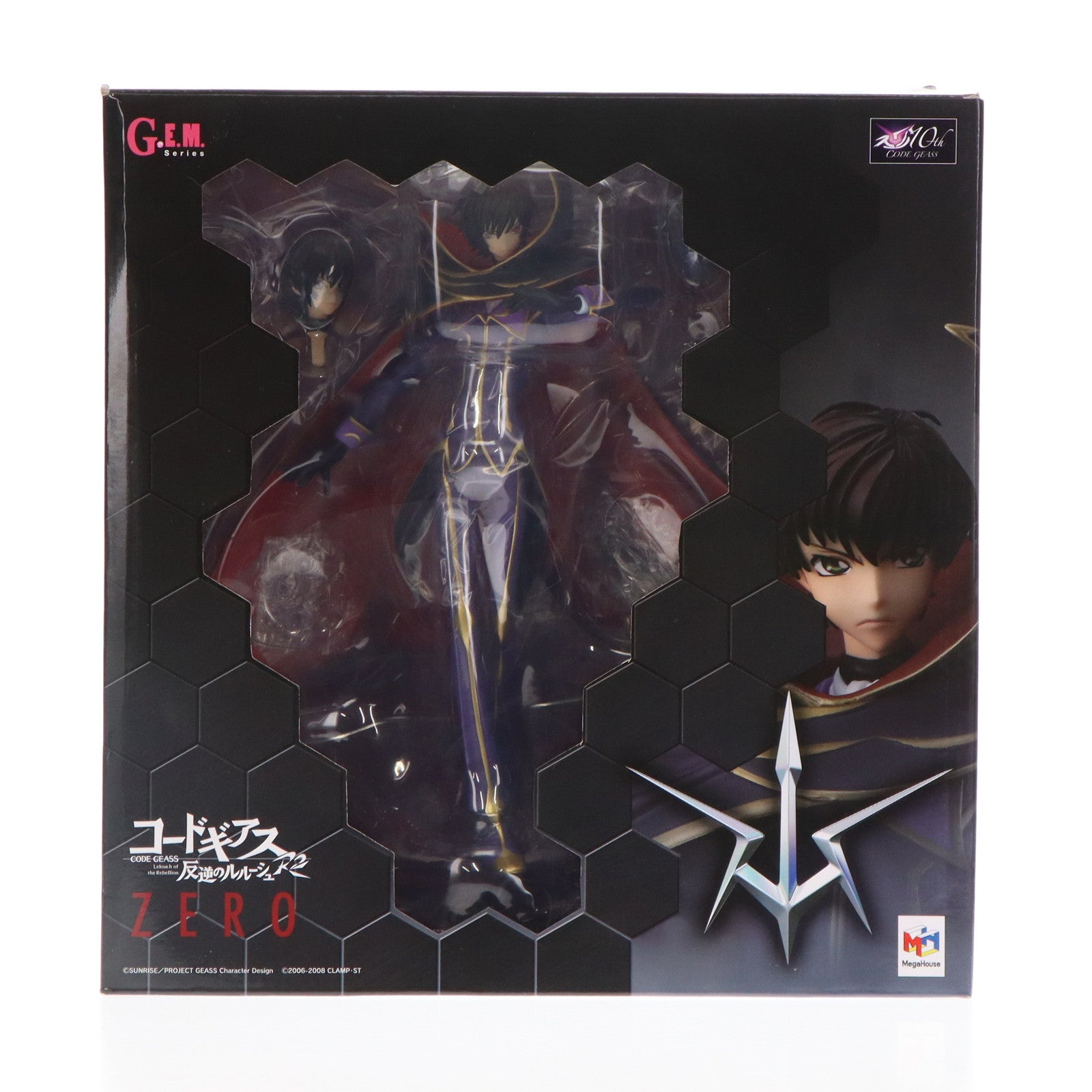 【中古即納】[FIG] G.E.M.シリーズ ゼロ10th anniversary コードギアス 反逆のルルーシュR2 完成品 フィギュア メガトレショップ&アニメイト&プレミアムバンダイ限定 メガハウス(20170131)