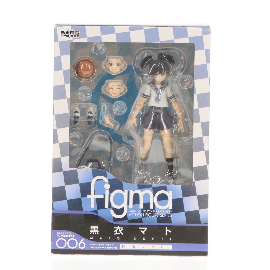 ワンフェス限定 figma ブラック★ロックシューター 黒衣マト 制服Ver.