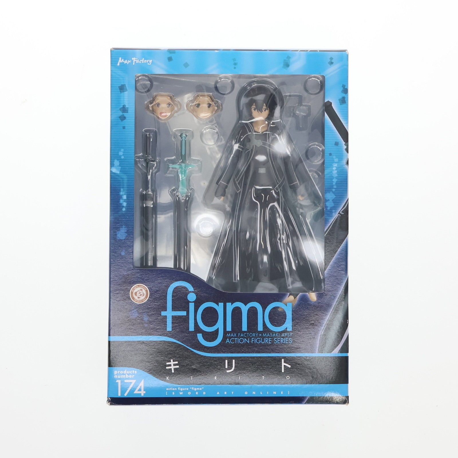 【中古即納】[FIG] figma(フィグマ) 174 キリト ソードアート・オンライン 完成品 可動フィギュア マックスファクトリー(20130623)