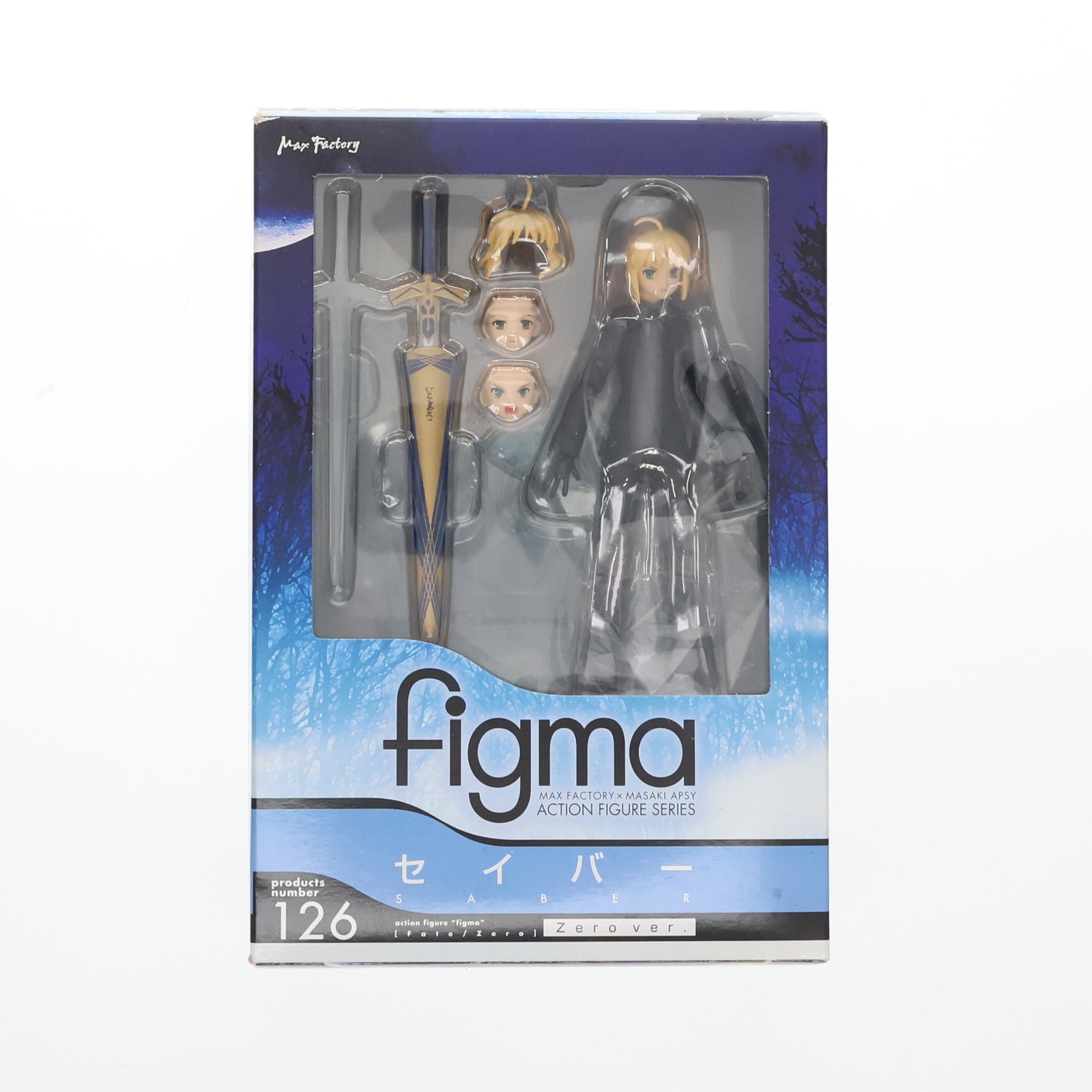 【中古即納】[FIG] figma(フィグマ) 126 セイバー Zero ver. Fate/Zero(フェイト/ゼロ) 完成品 可動フィギュア マックスファクトリー(20121024)