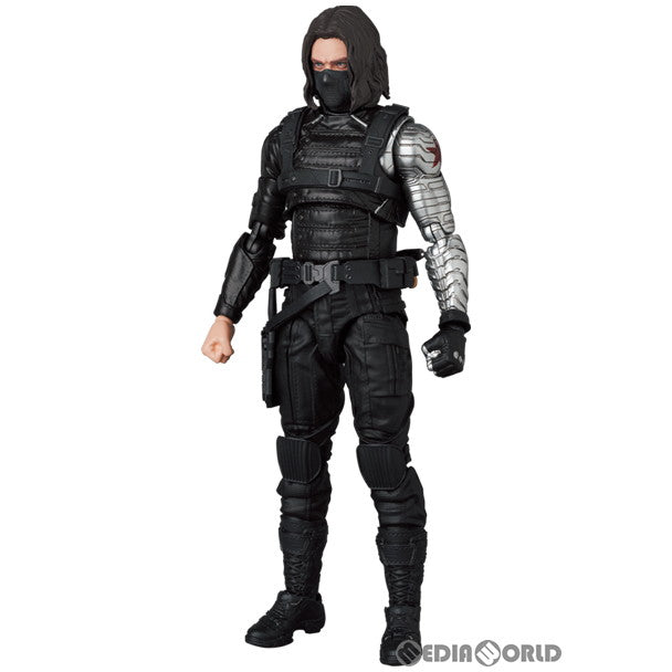 【中古即納】[FIG] マフェックス No.203 MAFEX WINTER SOLDIER(ウィンター・ソルジャー) キャプテン・アメリカ/ウィンター・ソルジャー 完成品 可動フィギュア メディコム・トイ(20240502)