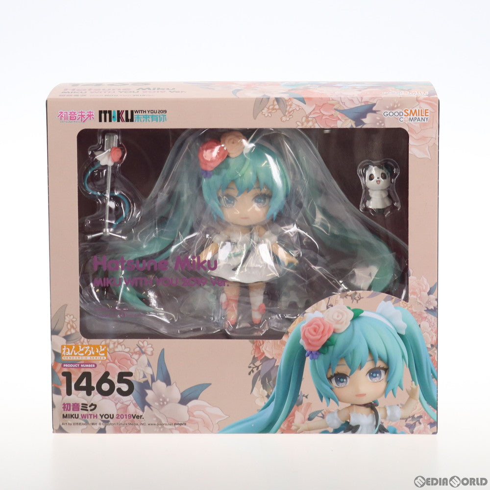 【中古即納】[FIG] GOODSMILE ONLINE SHOP限定 ねんどろいど 1465 初音ミク MIKU WITH YOU 2019Ver. キャラクター・ボーカル・シリーズ01 初音ミク 完成品 可動フィギュア グッドスマイルカンパニー(20210430)