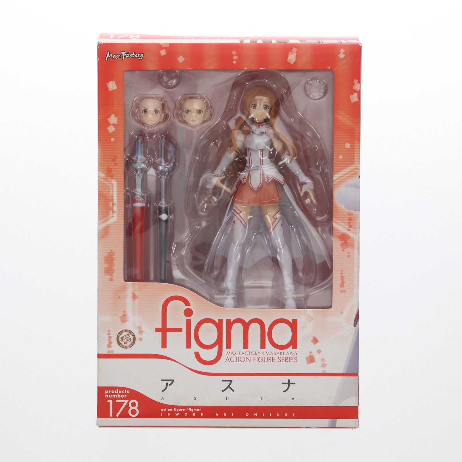 【中古即納】[FIG] figma(フィグマ) 178 アスナ ソードアート・オンライン 完成品 可動フィギュア マックスファクトリー(20130801)