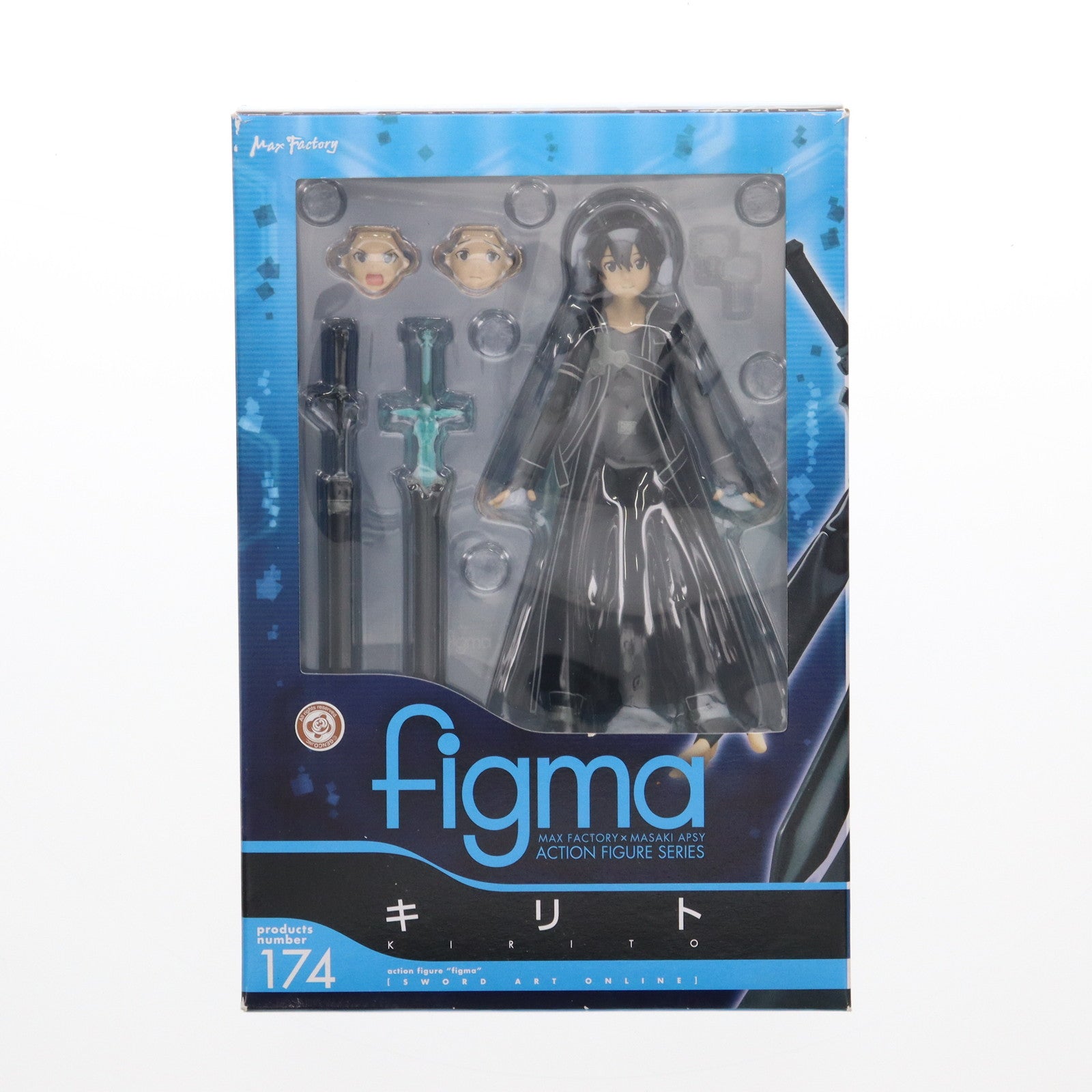 【中古即納】[FIG] figma(フィグマ) 174 キリト ソードアート・オンライン 完成品 可動フィギュア マックスファクトリー(20130623)