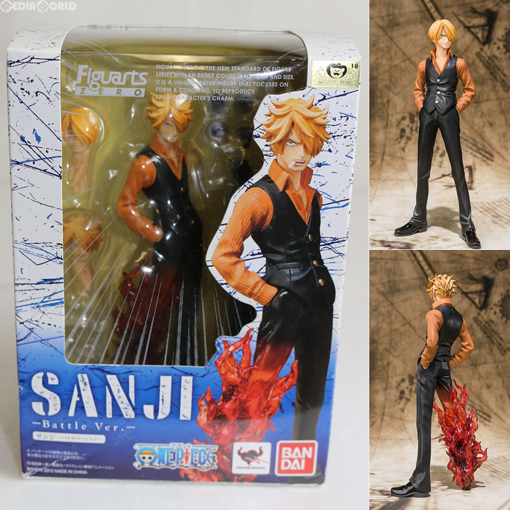 【中古即納】[FIG] フィギュアーツZERO サンジ -Battle Ver.- ONE PIECE(ワンピース) 完成品 フィギュア バンダイ(20121020)