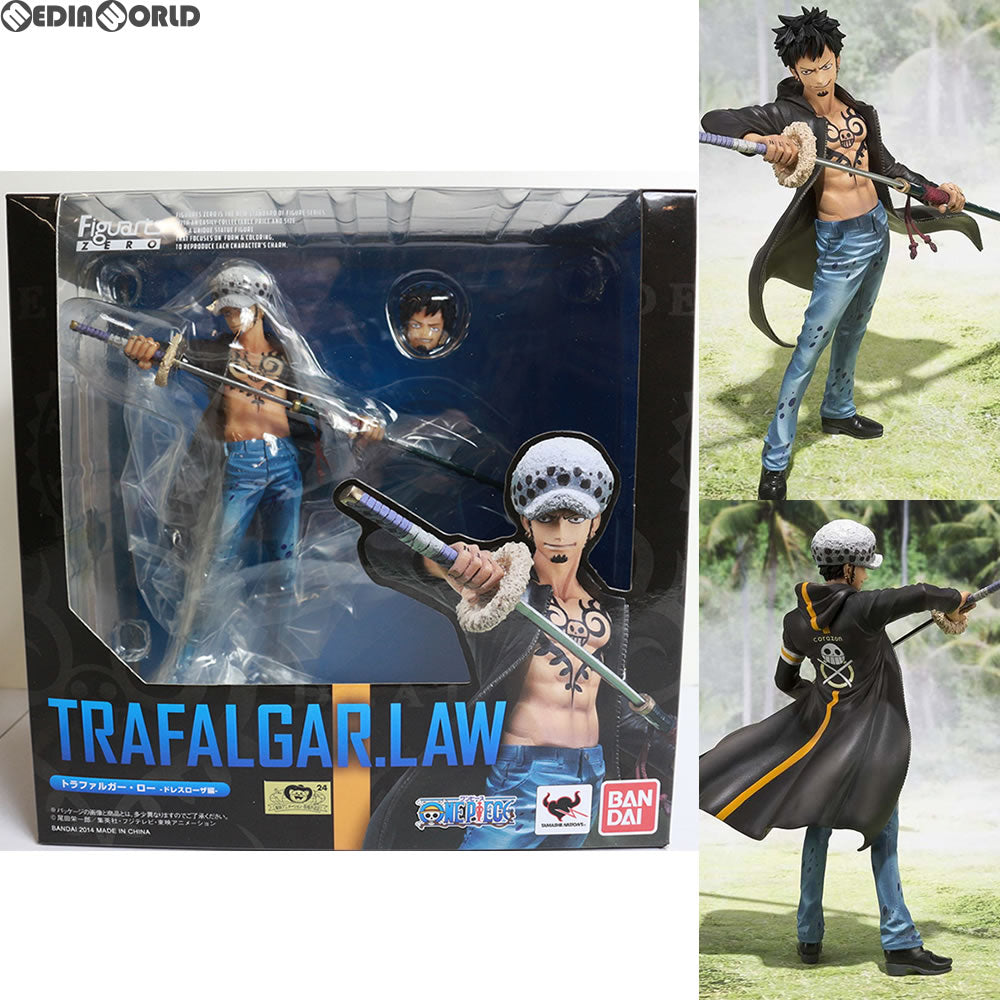 【中古即納】[FIG] フィギュアーツZERO トラファルガー・ロー -ドレスローザ編- ONE PIECE(ワンピース) 完成品 フィギュア バンダイ(20141213)