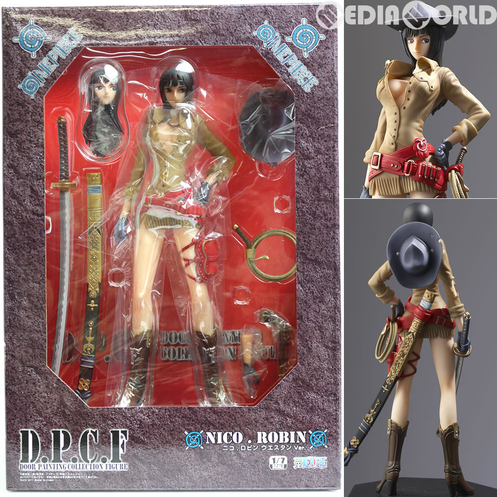 【中古即納】[FIG] D.P.C.F ニコ・ロビン ウエスタンver. ONE PIECE(ワンピース) 1/7 完成品 フィギュア プレックス(20111101)