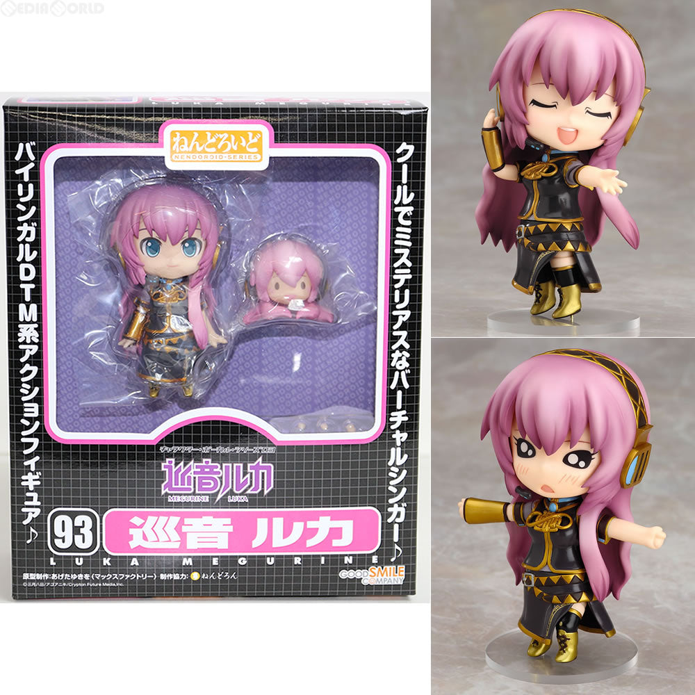 【中古即納】[FIG] ねんどろいど 093 巡音ルカ(めぐりねるか) キャラクター・ボーカル・シリーズ03 完成品 可動フィギュア グッドスマイルカンパニー(20100130)