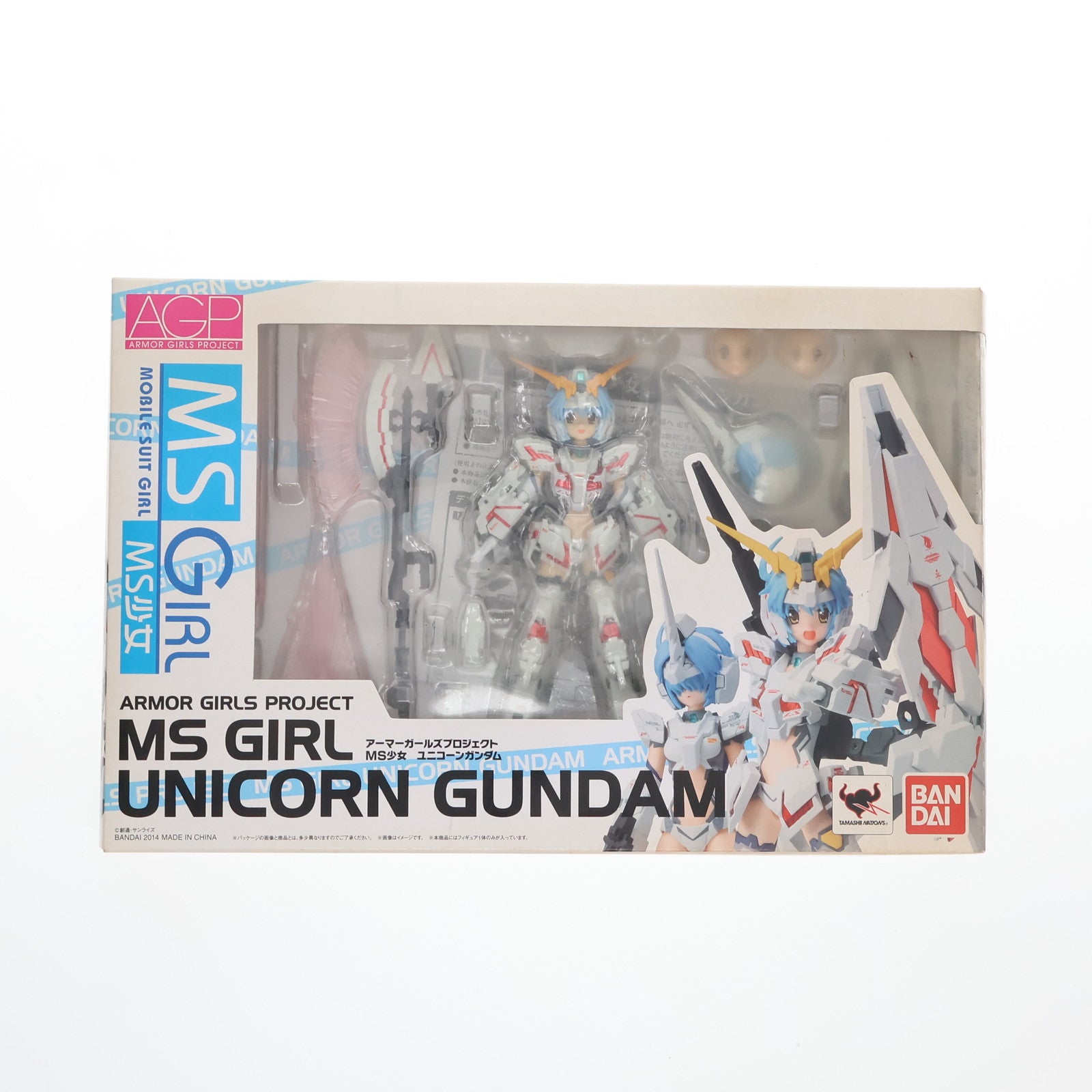 【中古即納】[FIG] アーマーガールズプロジェクト MS少女 ユニコーンガンダム 機動戦士ガンダムUC(ユニコーン) 完成品 可動フィギュア バンダイ(20140329)