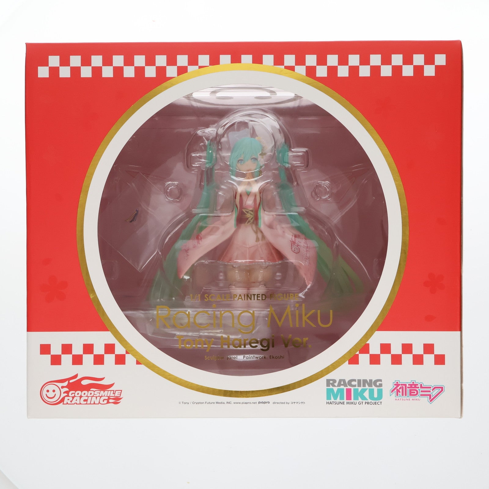 【中古即納】[FIG] レーシングミク Tony 晴着Ver. 初音ミク GTプロジェクト 1/1 完成品 フィギュア グッドスマイルレーシング(20200529)