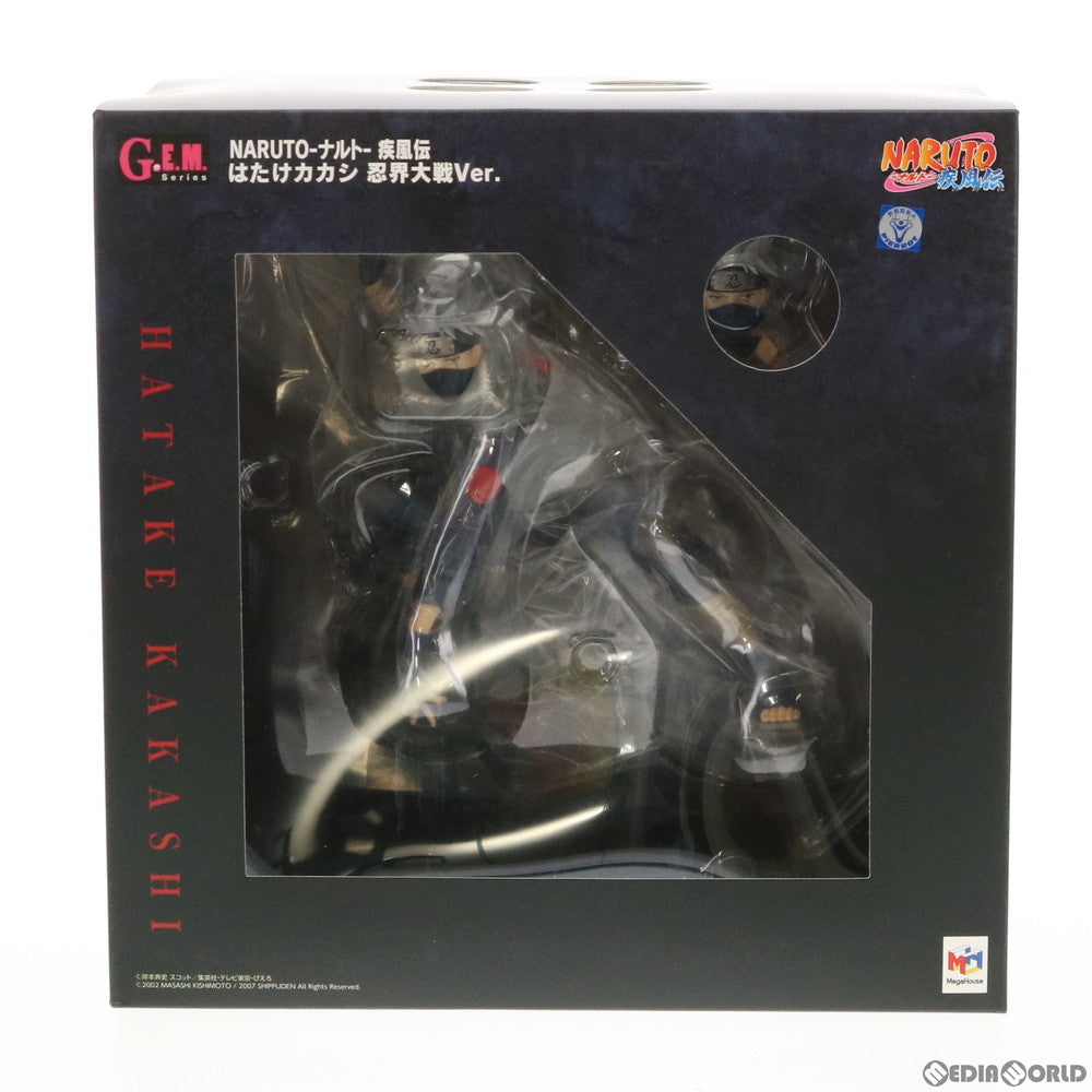 【中古即納】[FIG] G.E.M.シリーズ はたけカカシ 忍界大戦Ver. NARUTO-ナルト- 疾風伝 完成品 フィギュア 一部店舗&オンラインショップ限定 メガハウス(20181130)