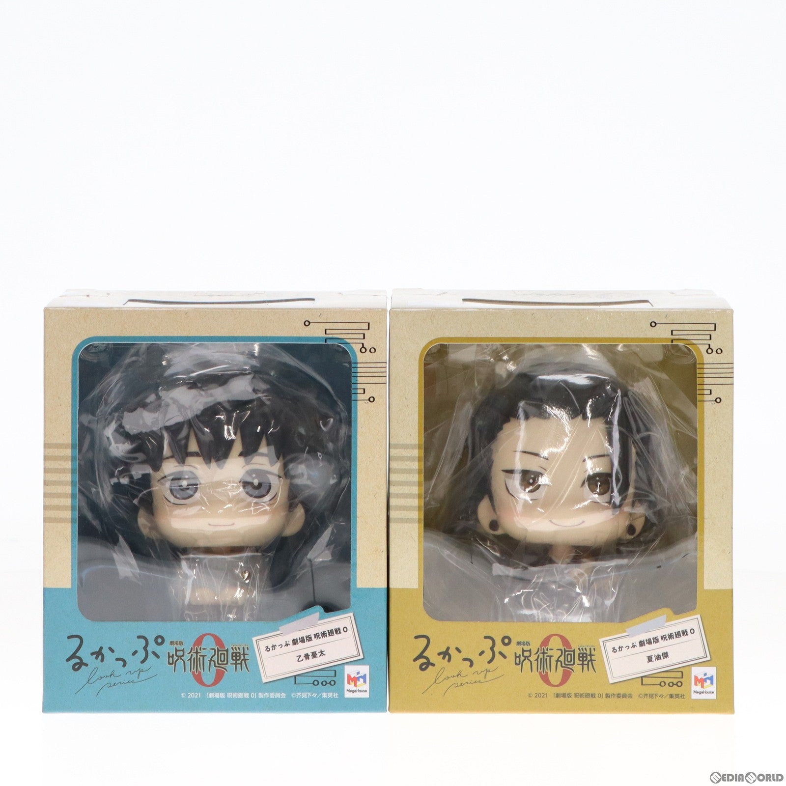 【中古即納】[FIG] TOHO animation STORE限定特典付属 るかっぷ 乙骨憂太&夏油傑(おっこつゆうた&げとうすぐる) 劇場版 呪術廻戦 0 完成品 フィギュア メガハウス(20220731)