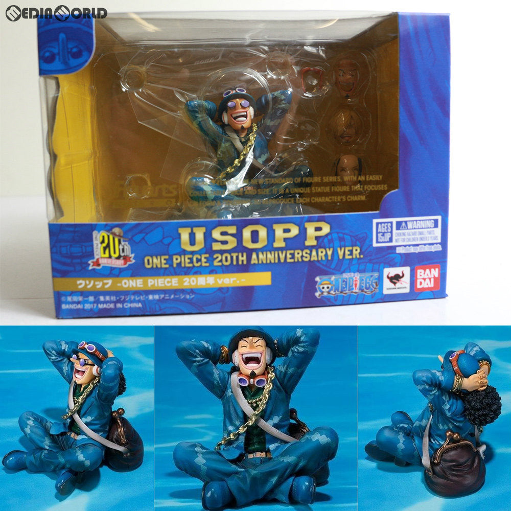 【中古即納】[FIG] フィギュアーツZERO ウソップ -ONE PIECE(ワンピース) 20周年 ver.- 完成品 フィギュア バンダイ(20171208)