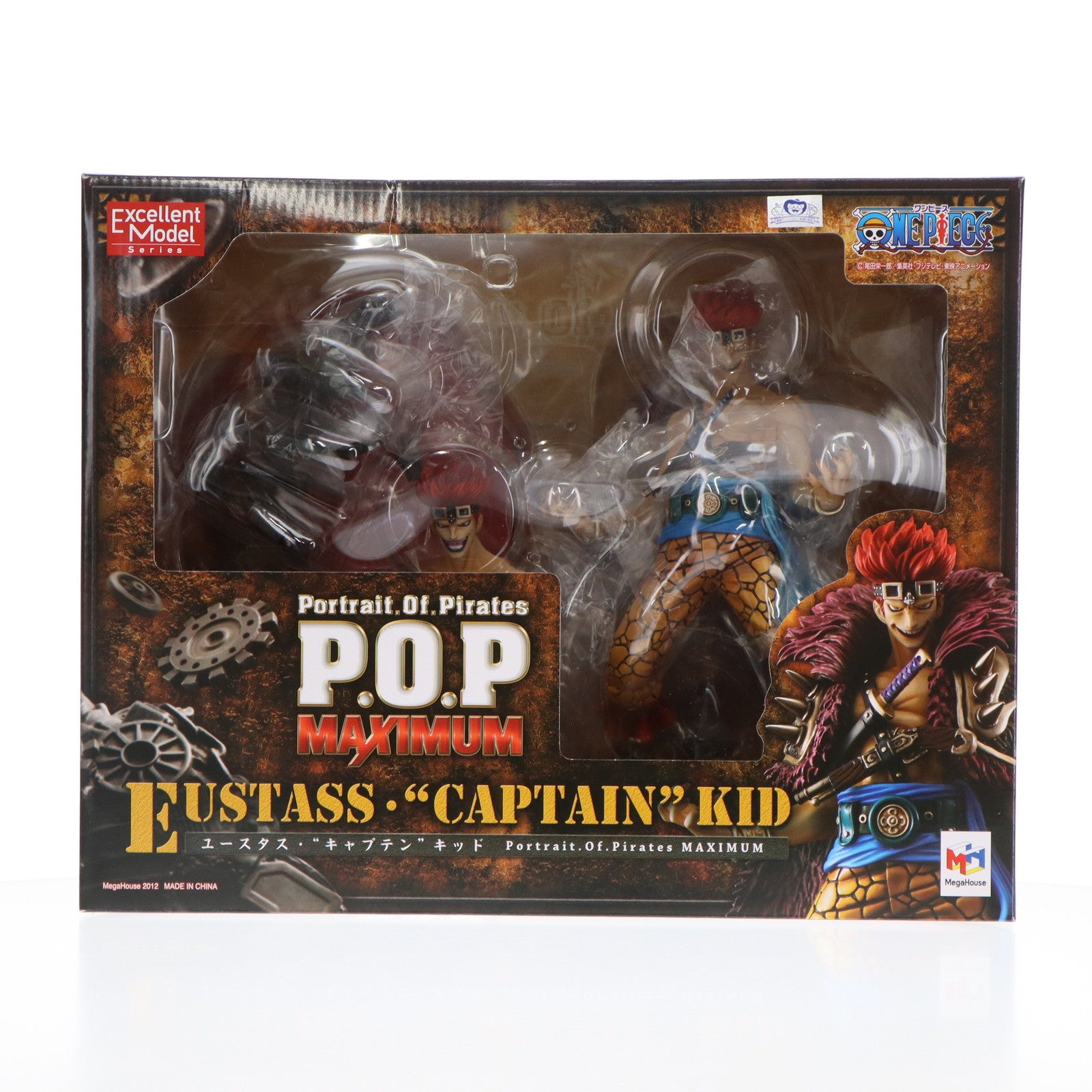 【中古即納】[FIG] Portrait.Of.Pirates P.O.P NEO-MAXIMUM ユースタス・キャプテンキッド ONE PIECE(ワンピース) 完成品 フィギュア メガハウス(20121229)