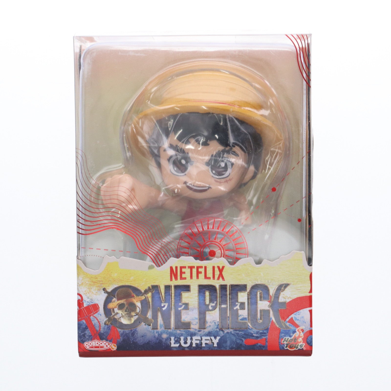 【中古即納】[FIG] コスベイビー サイズS モンキー・D・ルフィ ワンピース(Netflix) ONE PIECE 完成品 フィギュア(COSB1054) ホットトイズ(20230930)