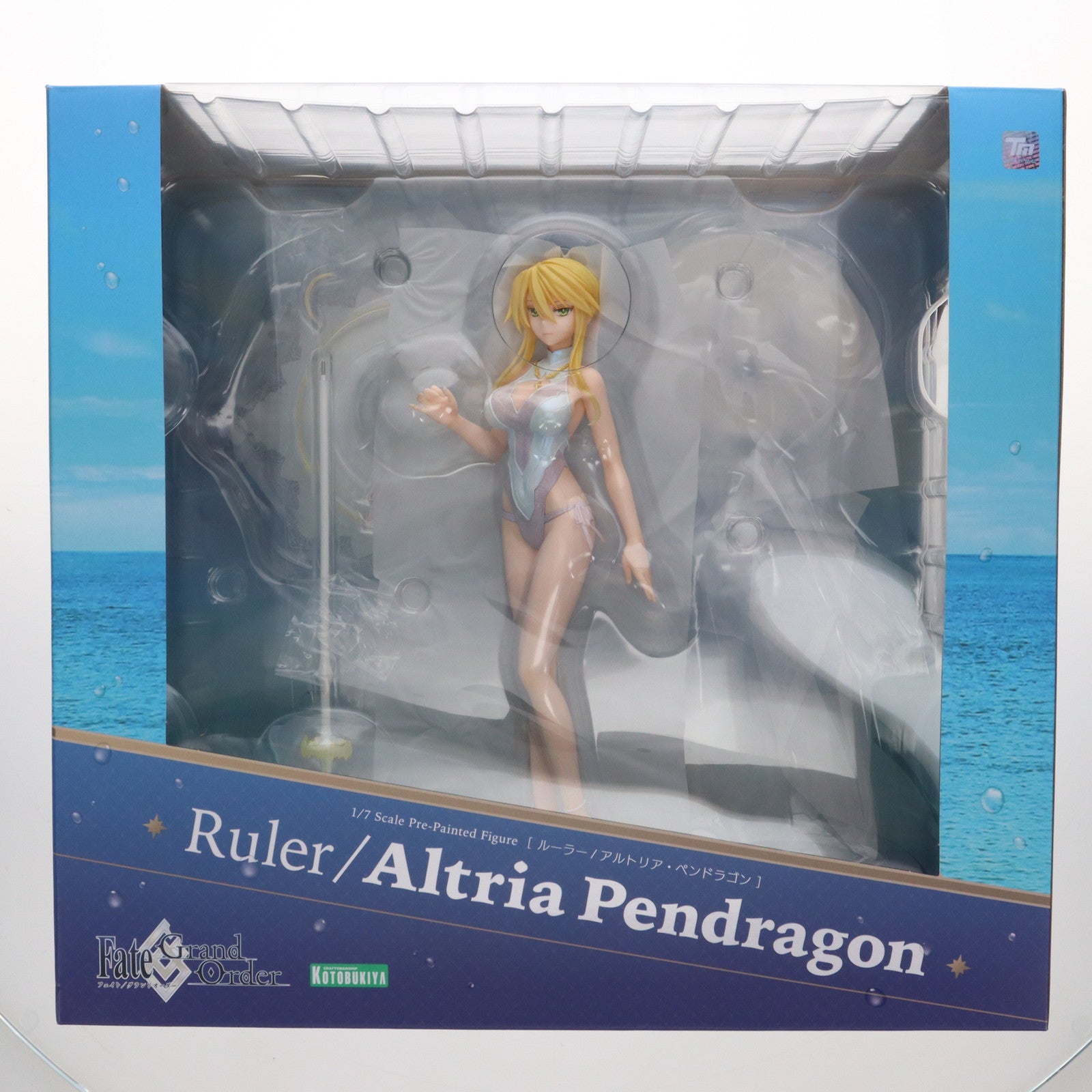 【中古即納】[FIG] ルーラー/アルトリア・ペンドラゴン Fate/Grand Order(フェイト/グランドオーダー) 1/7 完成品 フィギュア(PP921) コトブキヤ(20221231)