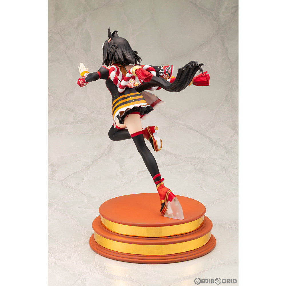 【中古即納】[FIG] [迫る熱に押されて]キタサンブラック ウマ娘 プリティーダービー 1/7 完成品 フィギュア(PV051) コトブキヤ(20240426)