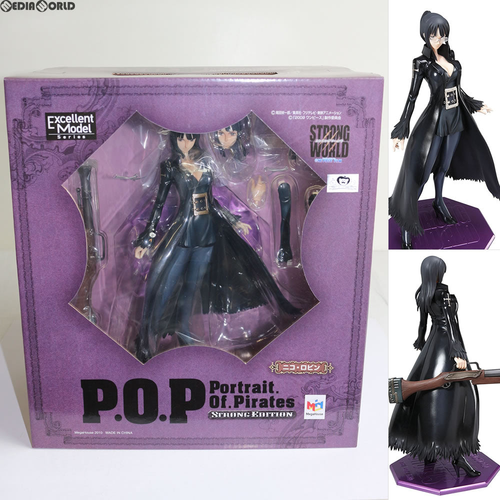 【中古即納】[FIG] Portrait.Of.Pirates P.O.P STRONG EDITION ニコ・ロビン ONE PIECE(ワンピース) 1/8 完成品 フィギュア メガハウス(20111124)