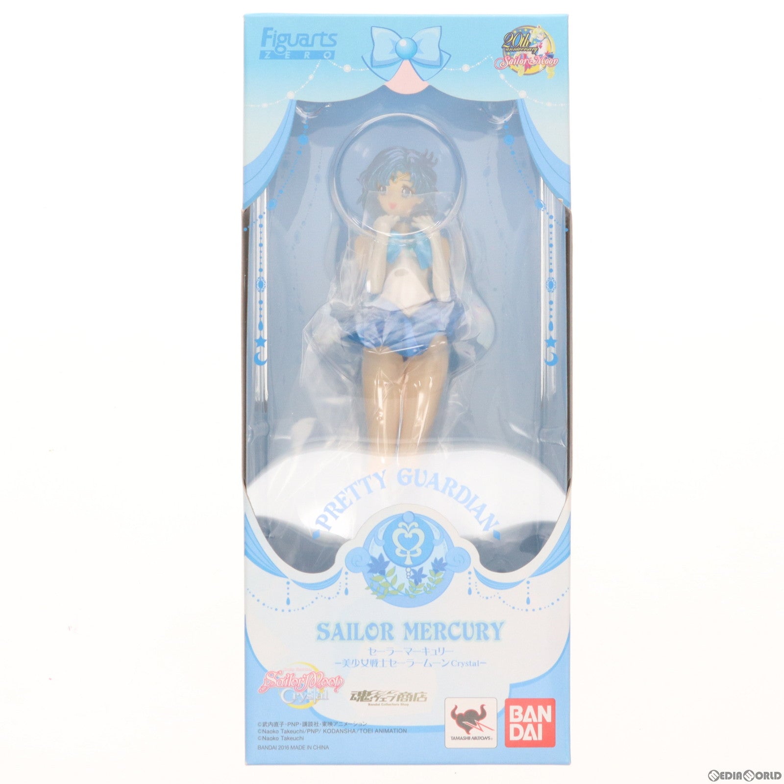 【中古即納】[FIG] 魂ウェブ商店限定 フィギュアーツZERO セーラーマーキュリー 美少女戦士セーラームーンCrystal 完成品 フィギュア バンダイ(20160331)