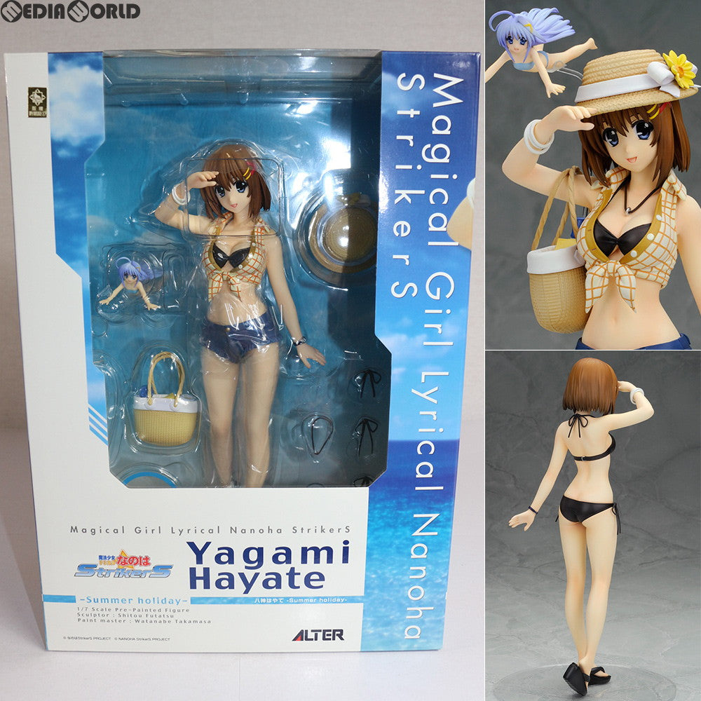 【中古即納】[FIG] 八神はやて -Summer holiday- 魔法少女リリカルなのはStrikerS(ストライカーズ) 1/7 完成品 フィギュア アルター(20140924)