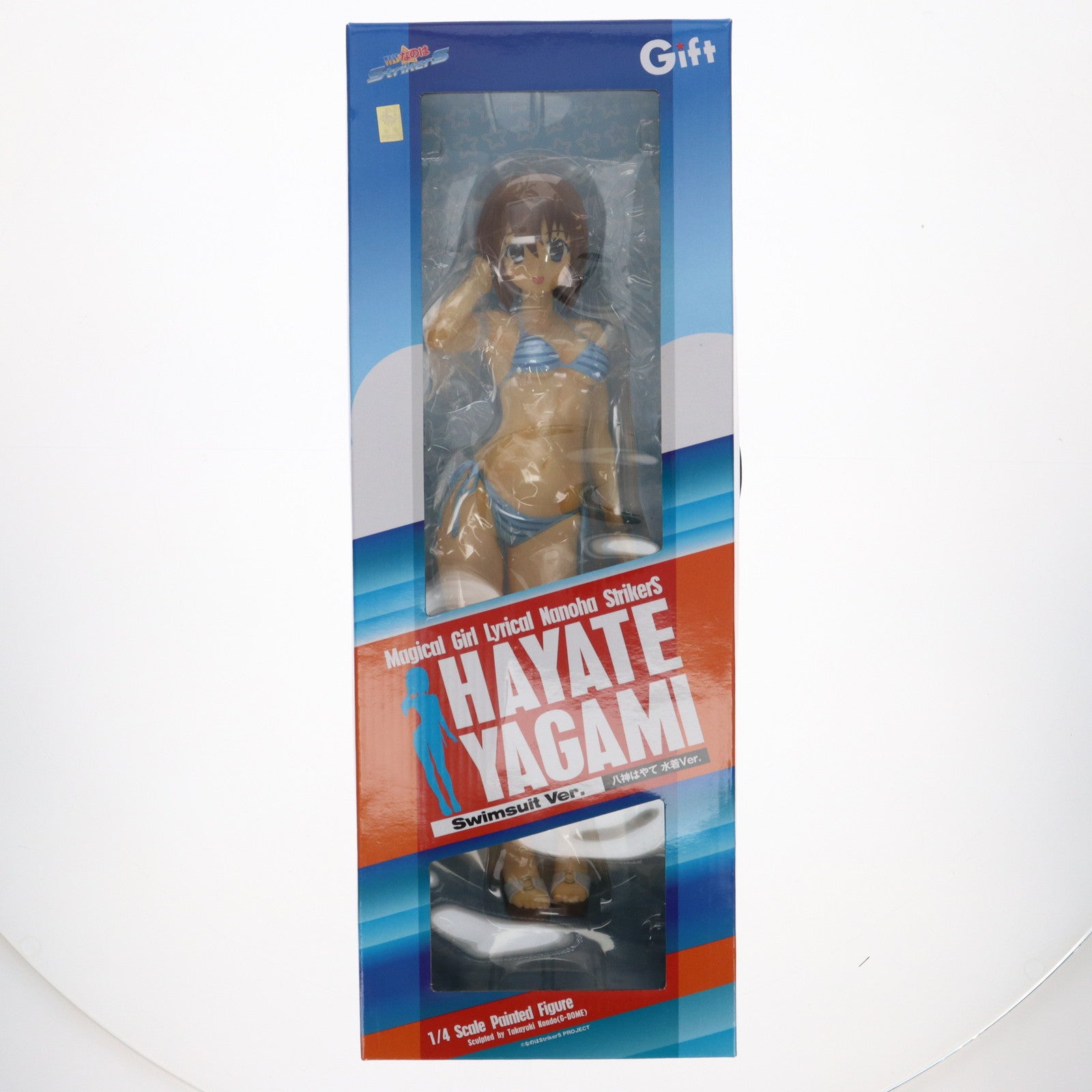 【中古即納】[FIG] 八神はやて(やがみはやて) 水着Ver. 魔法少女リリカルなのはStrikerS(ストライカーズ) 1/4 完成品 フィギュア ギフト(Gift)(20111112)