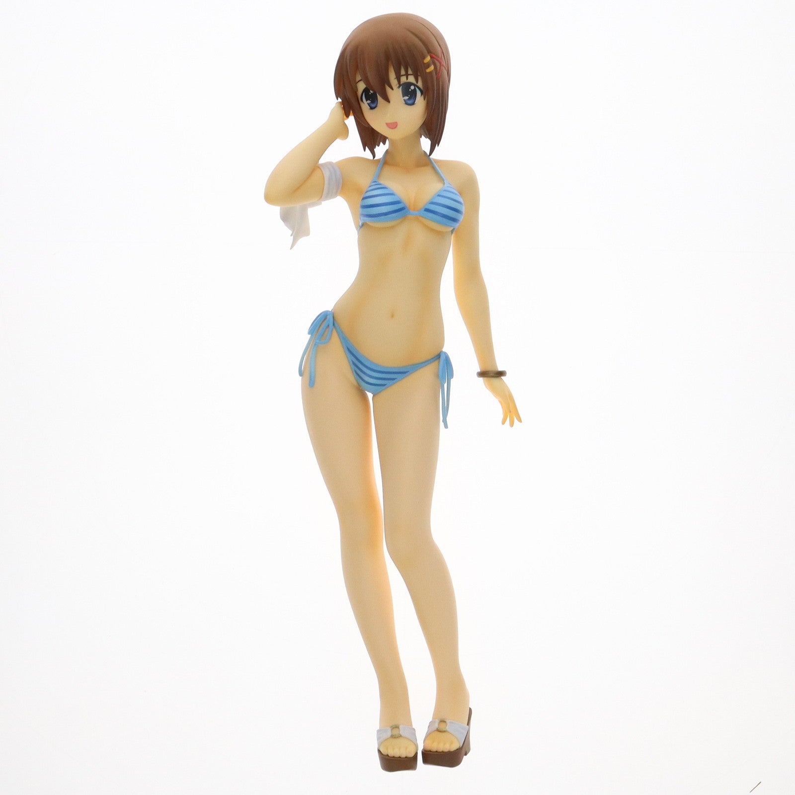 【中古即納】[FIG] 八神はやて(やがみはやて) 水着Ver. 魔法少女リリカルなのはStrikerS(ストライカーズ) 1/4 完成品 フィギュア ギフト(Gift)(20111112)