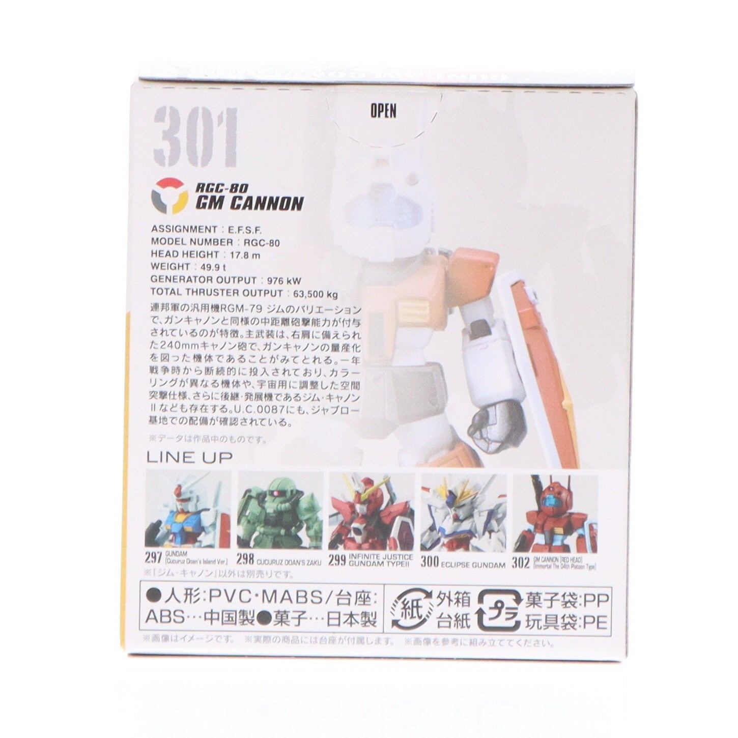 【中古即納】[FIG] (単品)(食玩) ジム・キャノン FW GUNDAM CONVERGE(ガンダムコンバージ) #26 機動戦士ガンダム MSV フィギュア バンダイ(20241118)