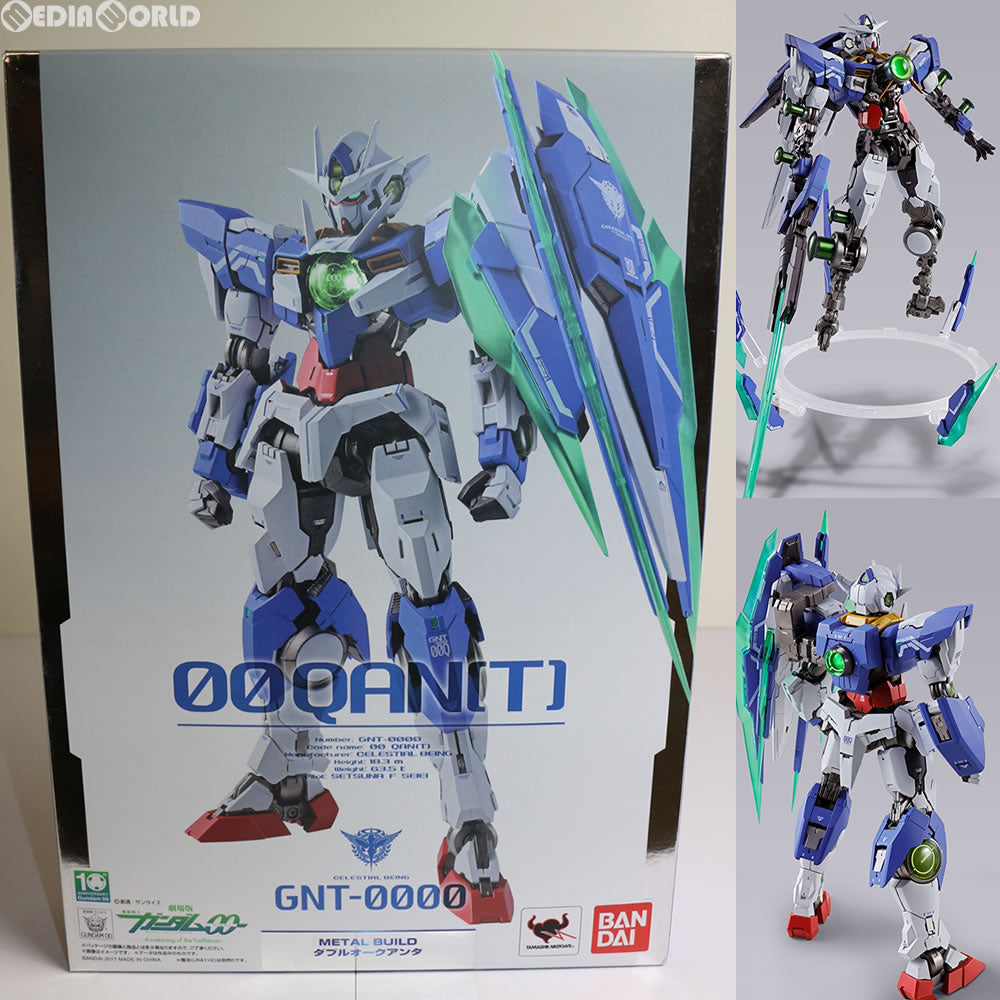 【中古即納】[FIG] METAL BUILD ダブルオークアンタ 劇場版 機動戦士ガンダム00(ダブルオー) -A wakening of the Trailblazer- 完成品 可動フィギュア バンダイ(20171209)