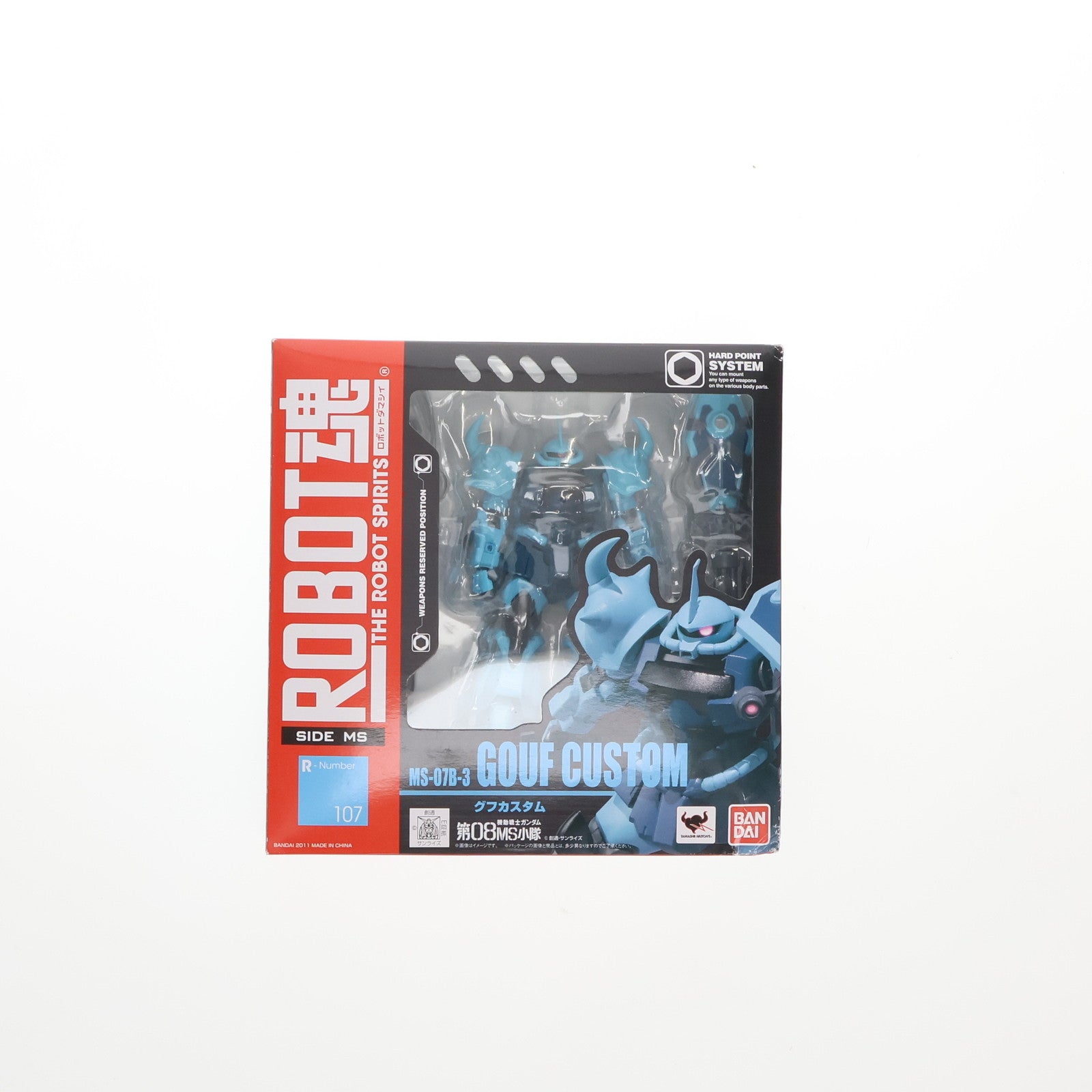 【中古即納】[FIG] ROBOT魂(SIDE MS) グフカスタム 機動戦士ガンダム 第08MS小隊 完成品 可動フィギュア バンダイ(20140412)