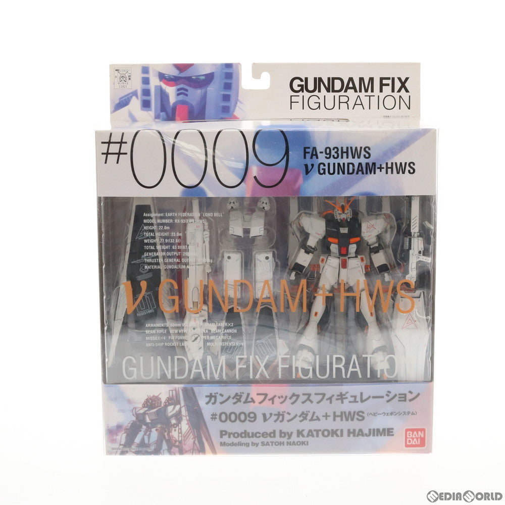 【中古即納】[FIG] GUNDAM FIX FIGURATION #0009 νガンダム+HWS(ヘビーウェポンシステム) 機動戦士ガンダム 逆襲のシャア 完成品 可動フィギュア バンダイ(20020727)