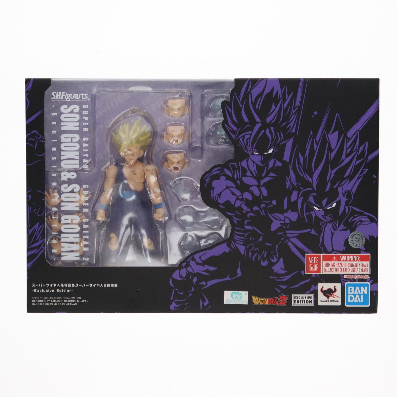 【中古即納】[FIG] SDCC2023限定 S.H.Figuarts(フィギュアーツ) スーパーサイヤ人孫悟空&スーパーサイヤ人2孫悟飯-Exclusive Edition- ドラゴンボールZ 完成品 可動フィギュア バンダイスピリッツ(20230719)