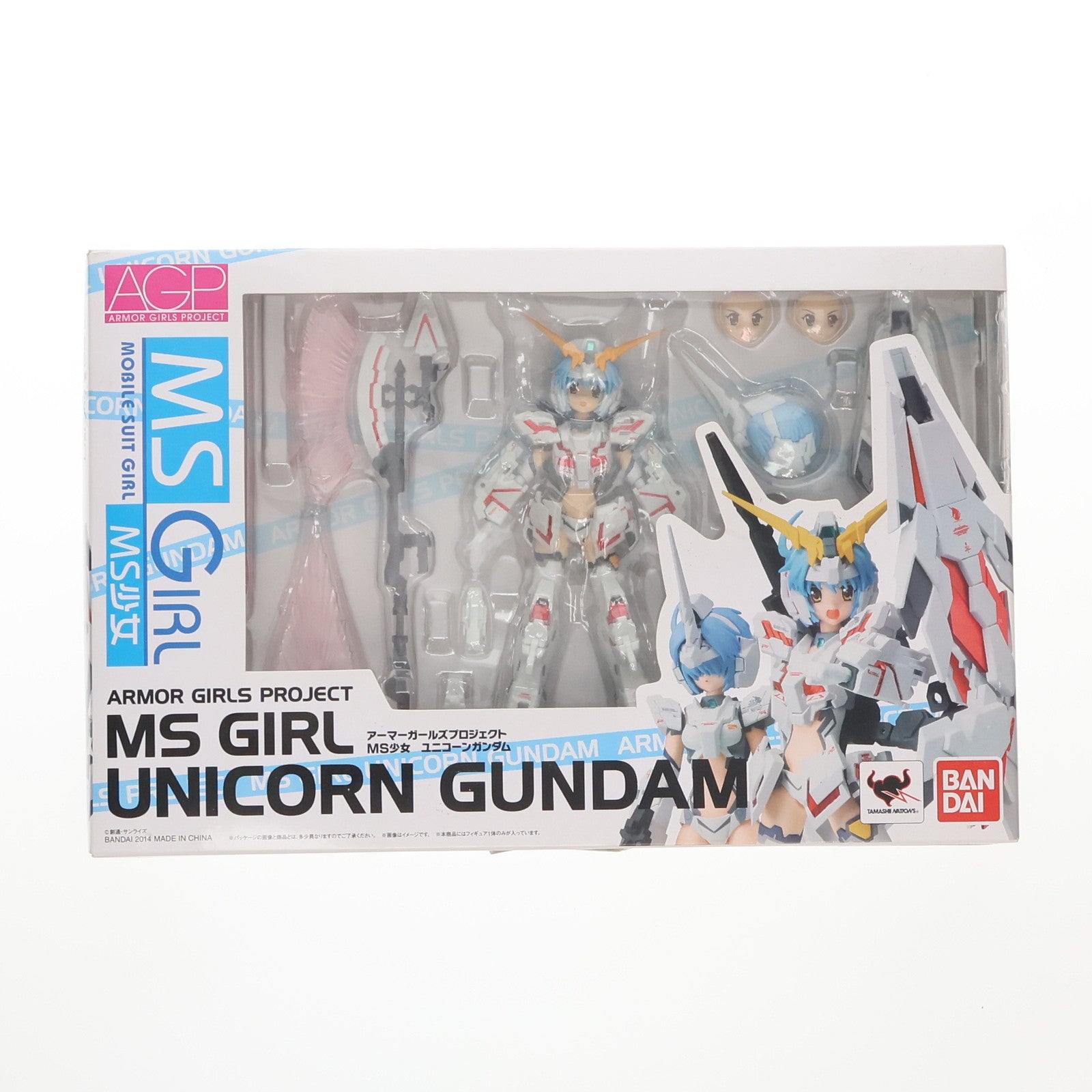 【中古即納】[FIG] アーマーガールズプロジェクト MS少女 ユニコーンガンダム 機動戦士ガンダムUC(ユニコーン) 完成品 可動フィギュア バンダイ(20140329)