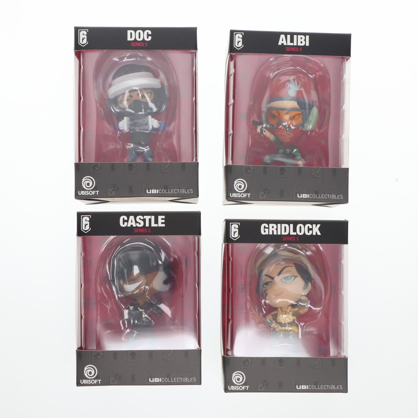 【中古即納】[FIG] シックスコレクション チビフィギュアシリーズ5 4体セット レインボーシックス シージ 完成品 Ubisoft(ユービーアイソフト)(20200818)