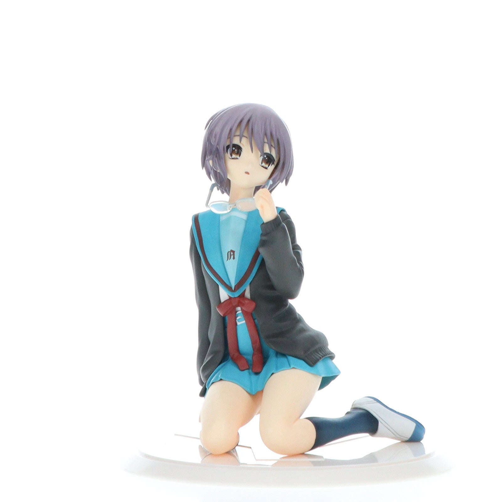 【中古即納】[FIG] 長門有希(ながとゆき) 制服Ver. 涼宮ハルヒの憂鬱 1/8 完成品 フィギュア アルター(20090328)