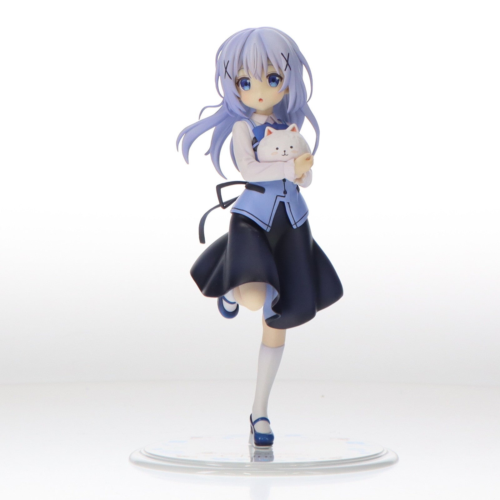 【中古即納】[FIG] チノ(Cafe Style) ご注文はうさぎですか～～ 1/7 完成品 フィギュア(PF081) PLUM(プラム)(20171224)